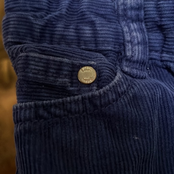 Straight Leg Cord Trousers -Blue Mini Boden Corduroy Pants - Picture 5 of 6